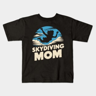 Skyding Mom. Funny Skydiving Kids T-Shirt